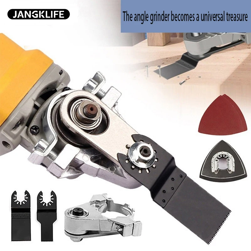 Professional Angle Grinder Changed to  Universal Treasure Multifunctional Tools of Cutting Polishing