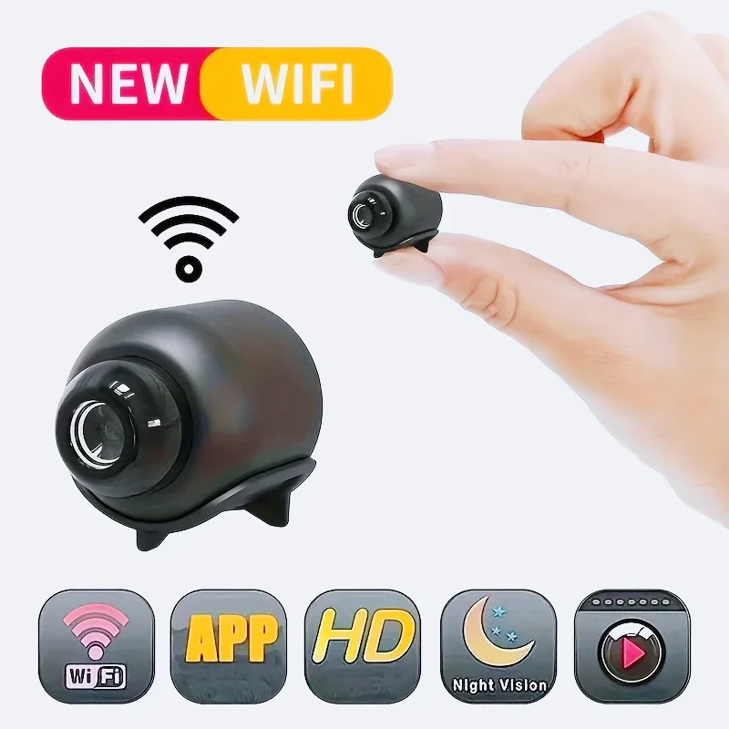 2.4G WiFi Camera Small Remote Monitoring Wireless Survival Camera Home Security Small Night Vision