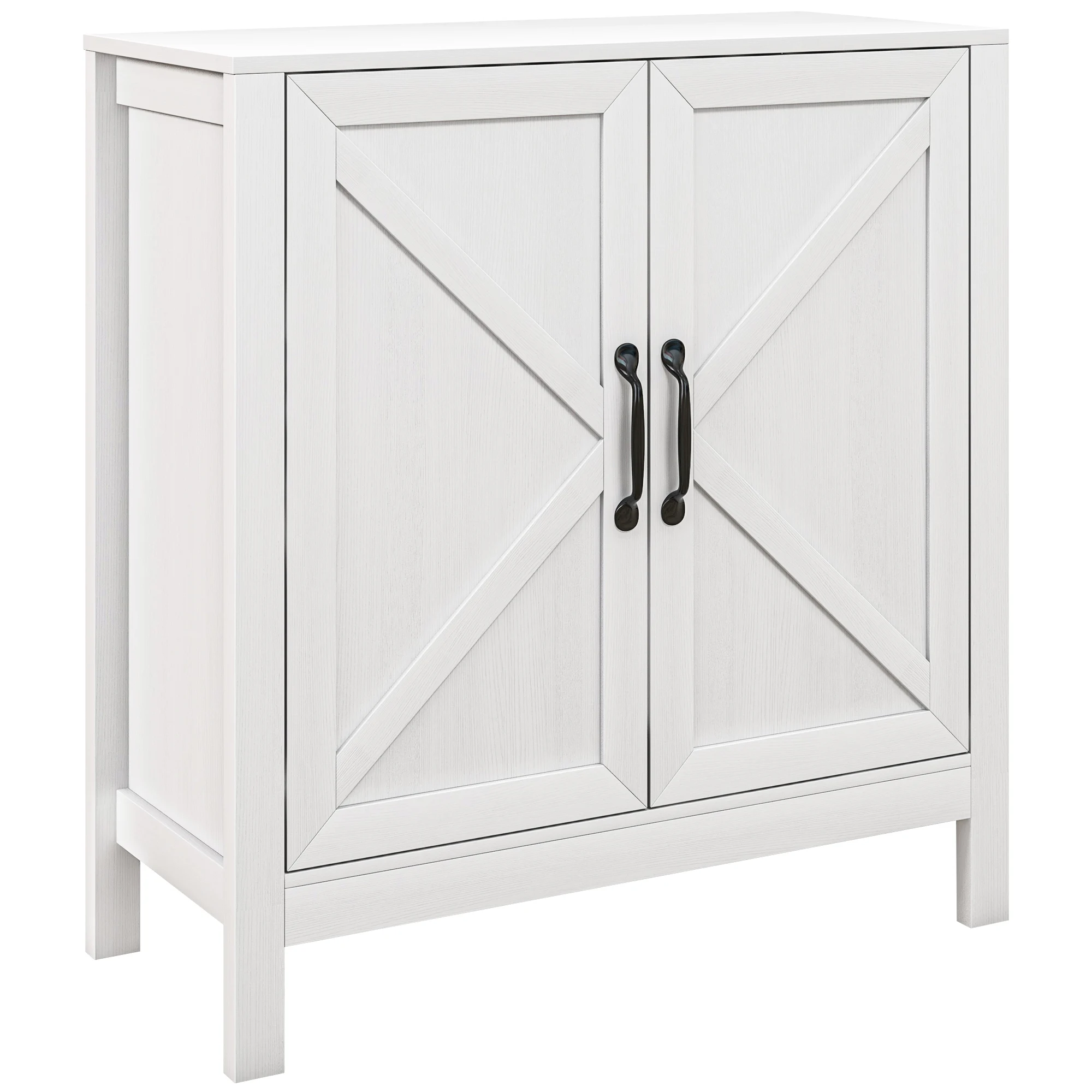Homcom 80x35x85 cm weiß Raff halter verstellbares Regal Wohnzimmer Side board