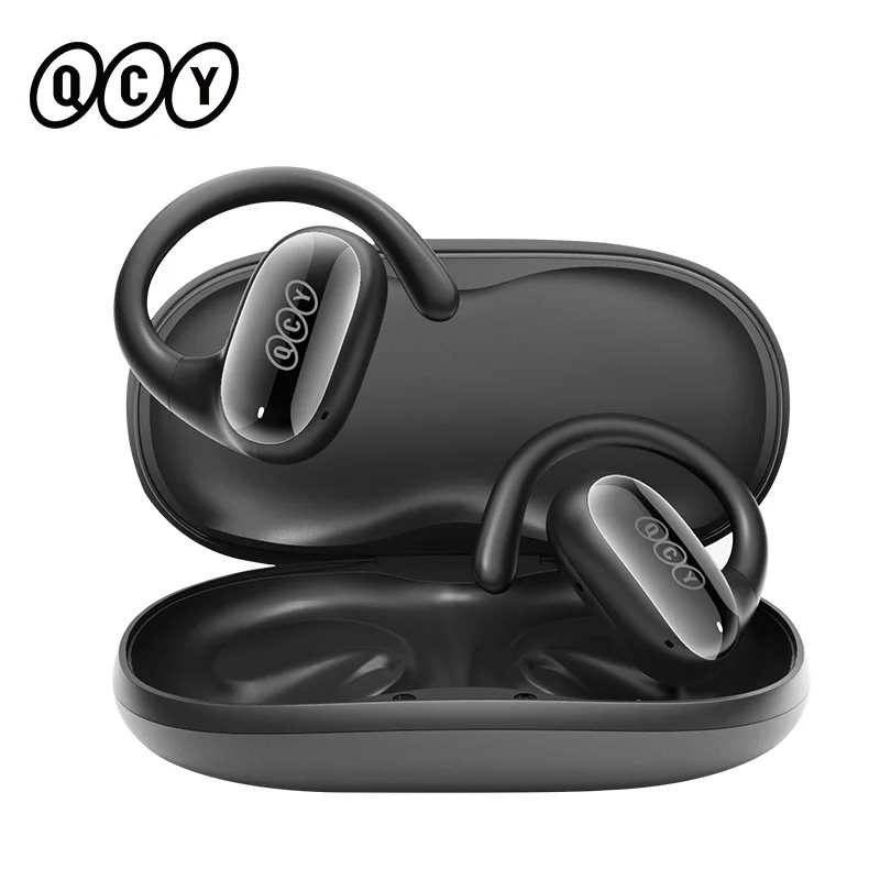 Qcy Crossky Gtr2 Open-Ear Draadloze Oortelefoon Bluetooth 5.4 Oorhaken Bass Boost Hoofdtelefoon