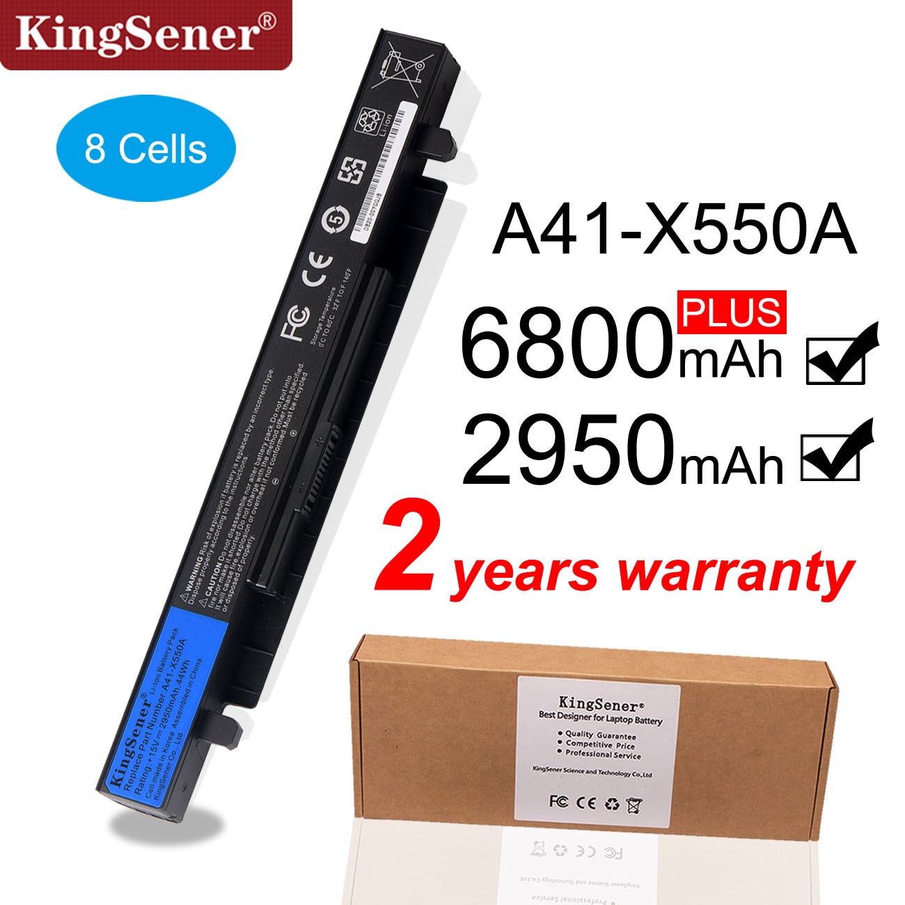 KingSener Korea Zelle A41-X550A Laptop Batterie für ASUS A41-X550 A41-X550A X550 X550C X550B X550V