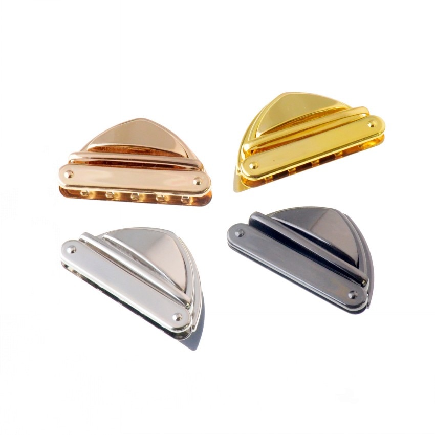5 Sets Drehen Schlösser Twist Lock DIY Metall Verschluss Handtasche Schulter Tasche Geldbörse Tasche