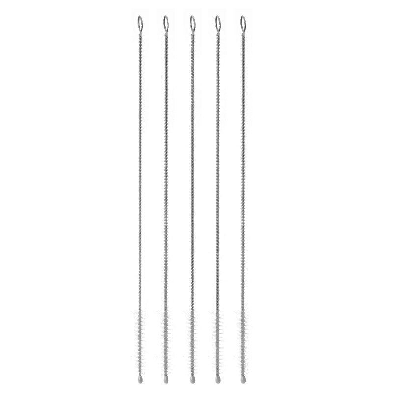 2020 New 5 Pcs/lot Baby Milk Feeding Bottle Drink Water Cup Straw Washing Brush Cleaner Spiral Soft Hair Cleaning Tool