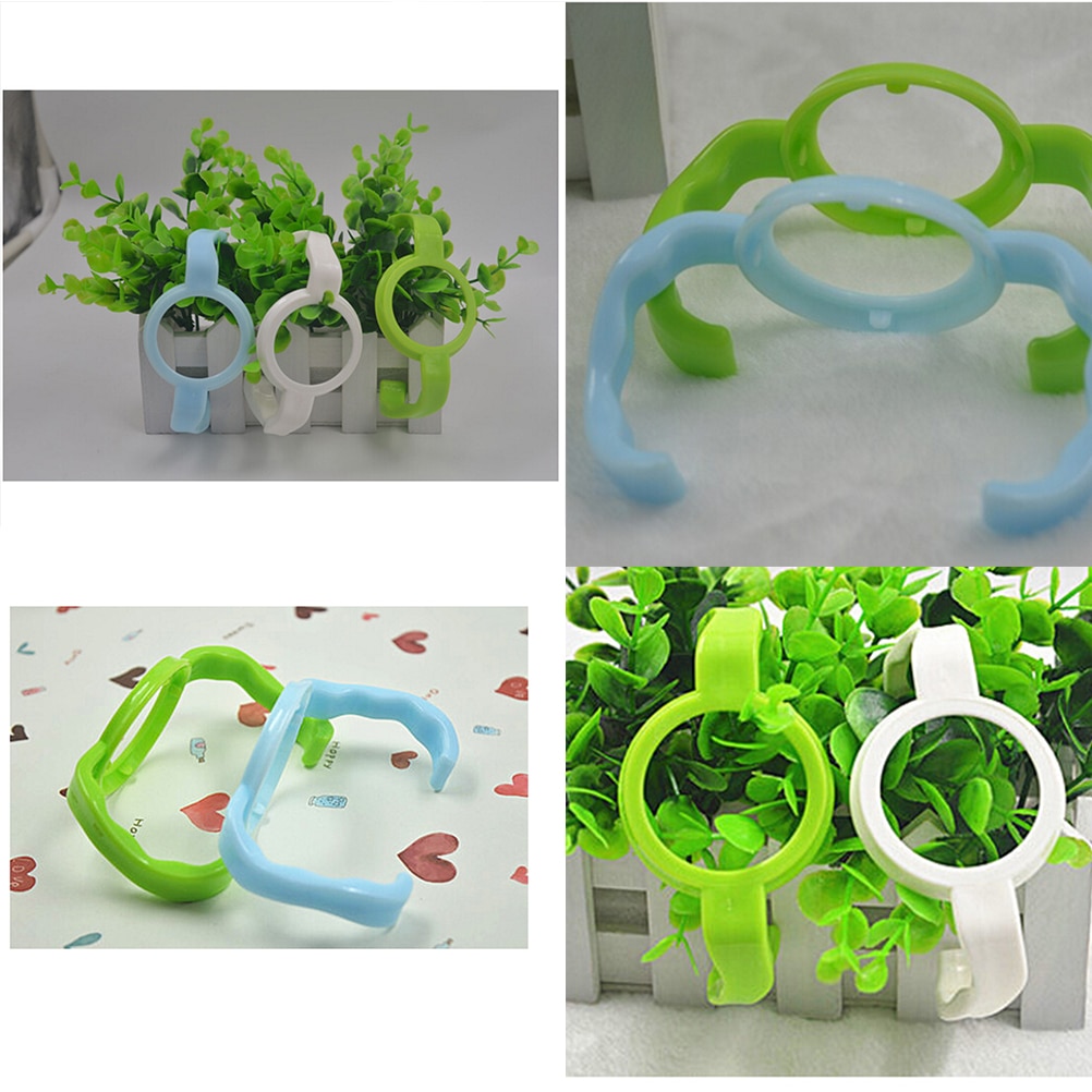 1PCS Baby Cup Feeding Bottle Trainer Easy Grip Standard Plastic Handles Holder Wholesale