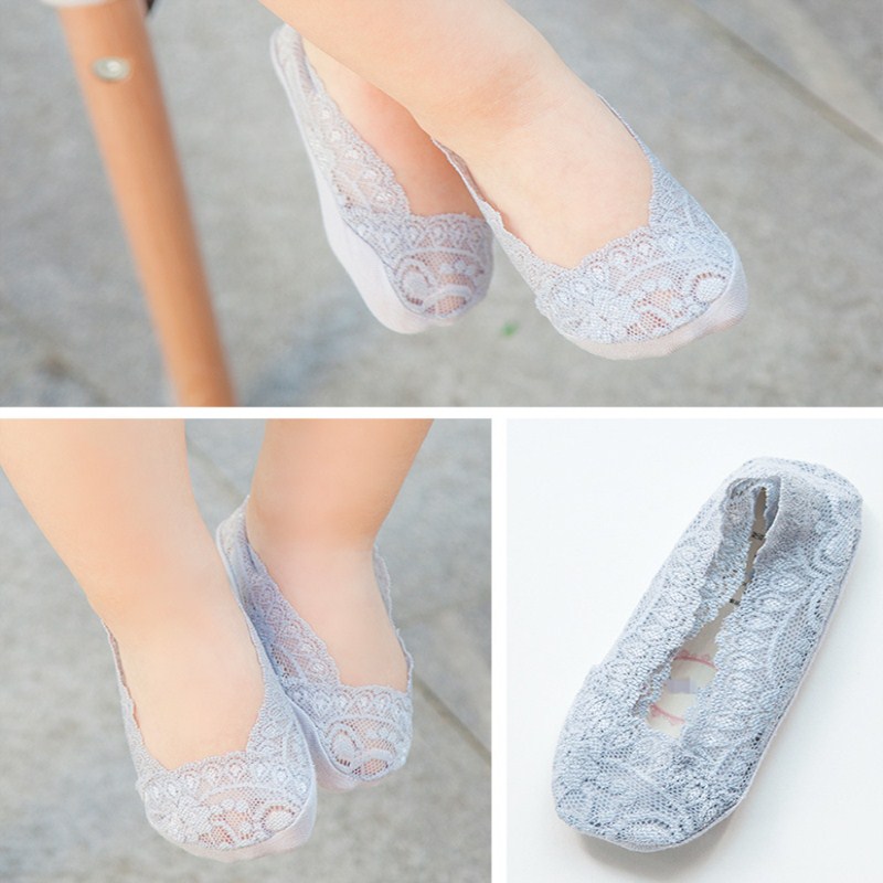 10pairs/Lot Baby Boat Socks Hollow Out Lace Invisible Short Socks solid Kids Ankle Sock 1-12 years