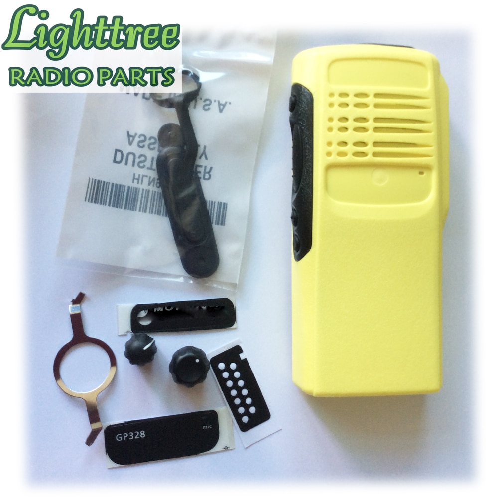 2X Yellow Casing of GP328 Housing With Accessories