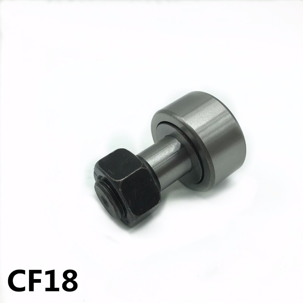 1pcs CF18 KR40 KRV40 Cam Follower Bolt-type Needle Roller Bearing M18x1.5 mm Wheel And Pin Bearing
