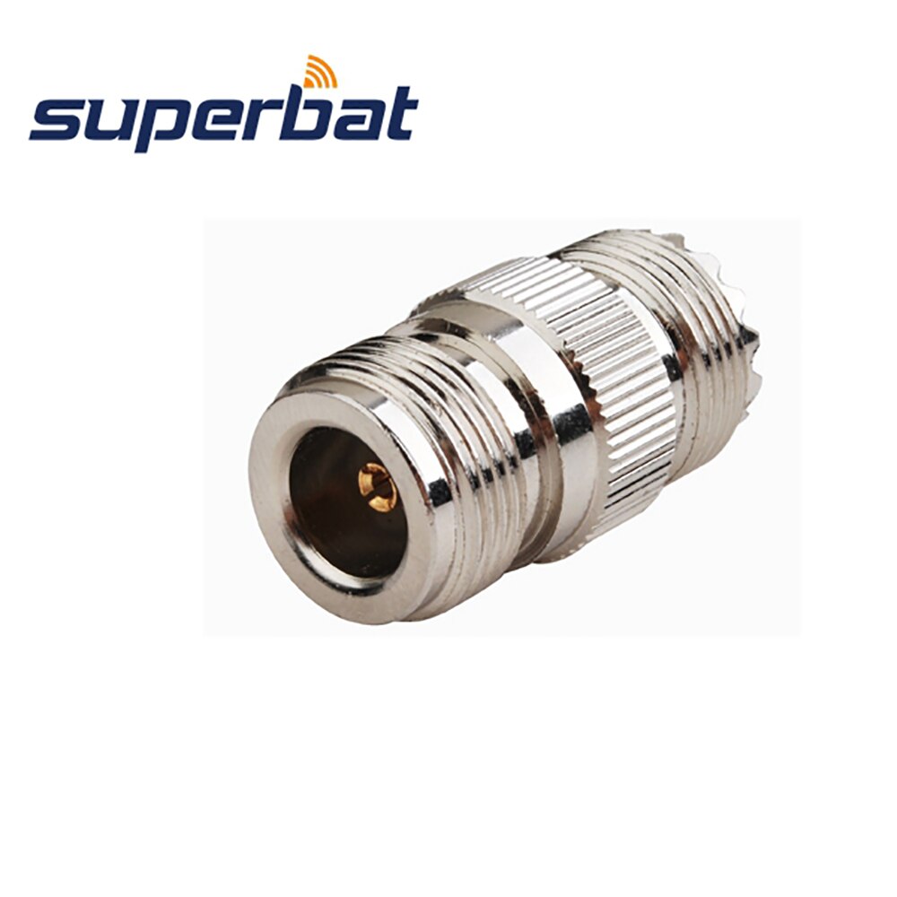 Superbat 5pcs N-UHF Adapter N Jack to UHF Female Straight RF Coaxial Connector