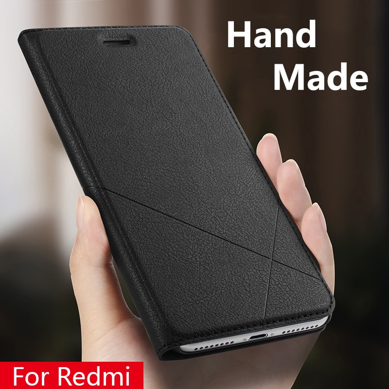 Hand Made Für Xiaomi Redmi hinweis 8 7 6 5 4x 5a Redmi 5 Plus K20 7 6a 6 Pro y1 3s 4 pro 4a 5a Leder