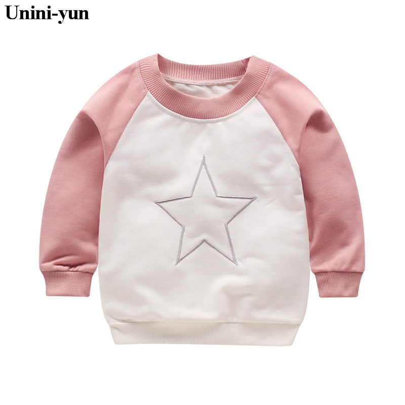 2018 spring children 's costume long-sleeved baby boys girls cotton Pullover sweater toddler clothes fashion cartoon kids t