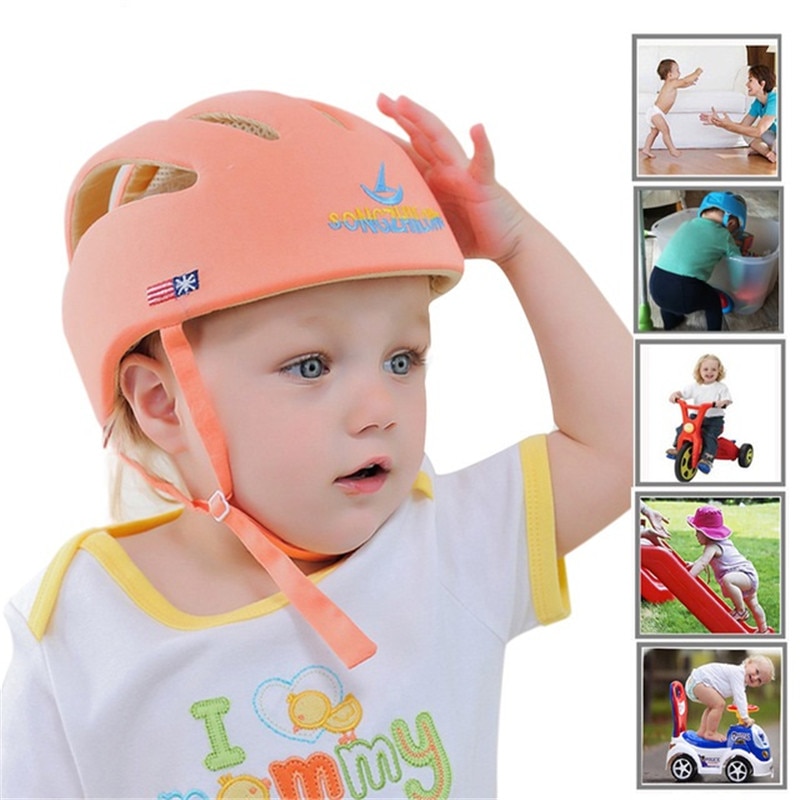 Baby Helmet Safety Protective Helmet For Babies Girl Cotton Infant Protection Hats Children Cap For Boys Girls Capacete Infantil