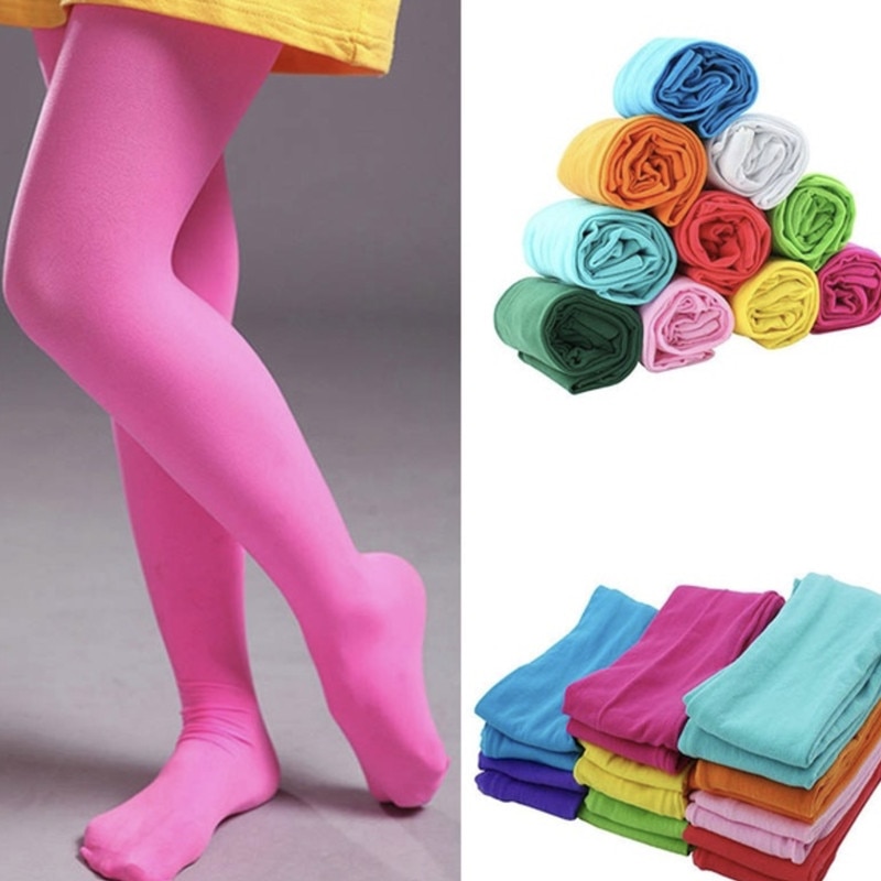 3Pc/Lot Girls Tights Gift Summer Style Baby Weddings Party Latin Dance Velvet Kids Pantyhose 3 to8 Years