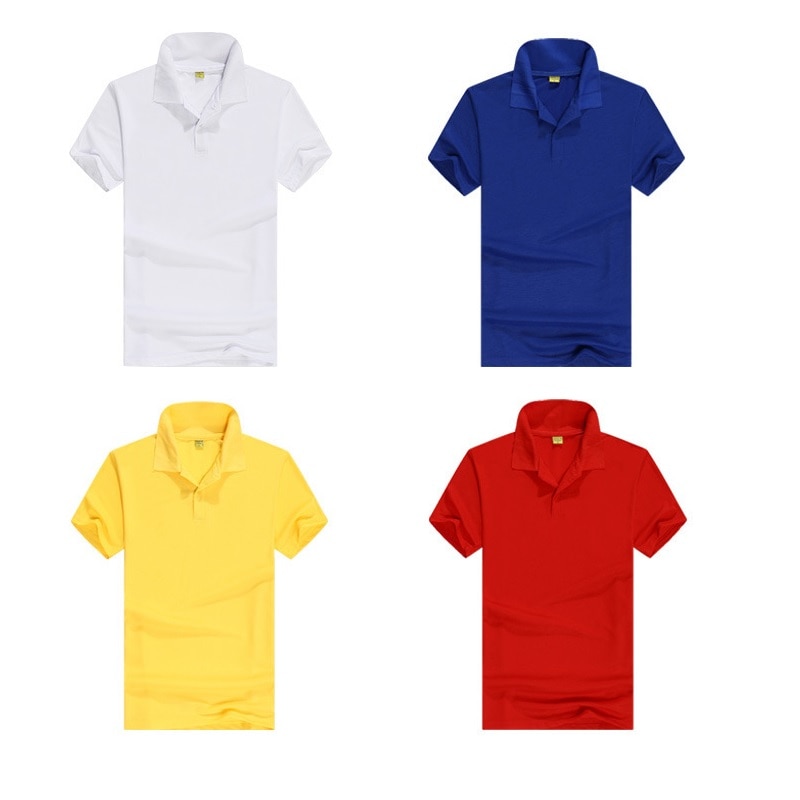 Man Polo Shirts 2018 Personal Logo Picture Print Men Shirts Adult Costumes T-Shirt Customized Outfits Tops Sport Fashion Polos