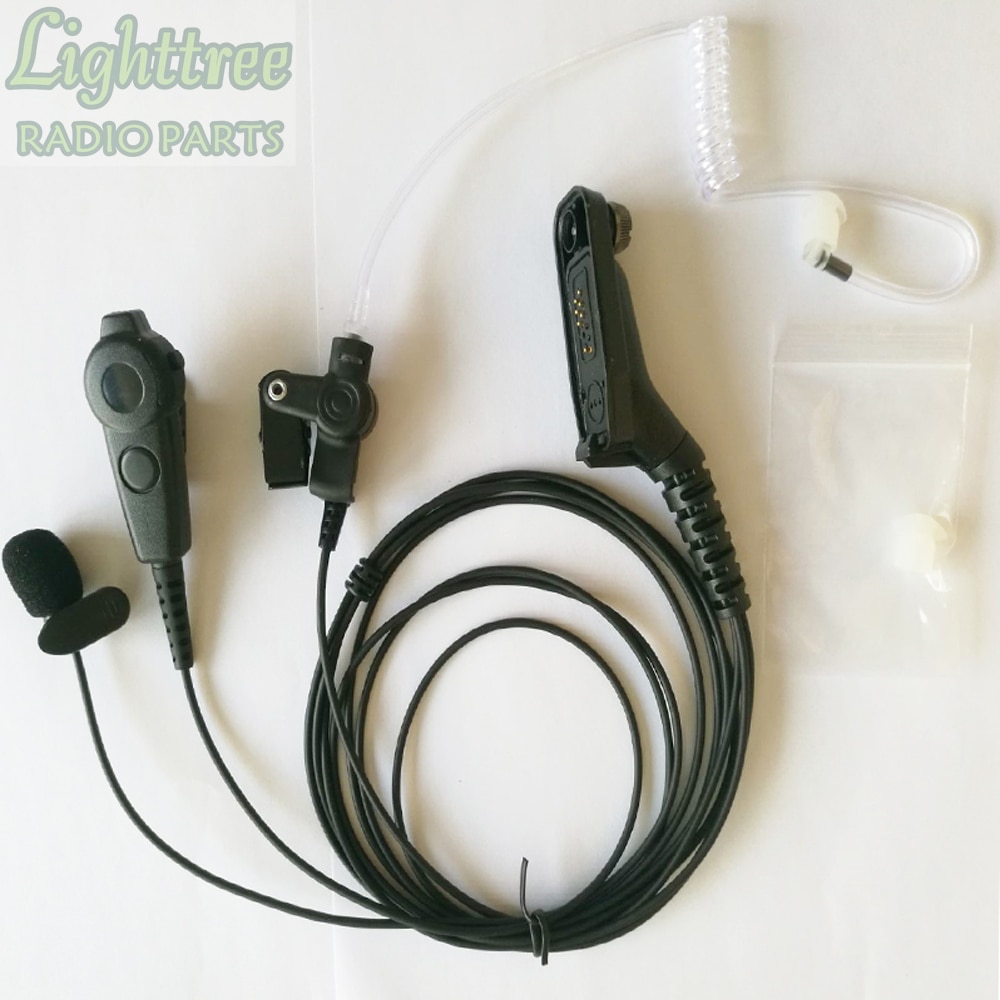 2X 3 Wire Surveillance Kit With Translucent Tube For XPR6550 XPR7580 XPR7350 XIR P8260