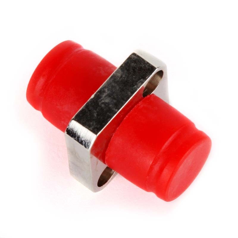 FirstFiber FC/UPC to FC/UPC Simplex Single mode square shape, zirconia internal tube, metal fiber optic Adapter, fiber Connector