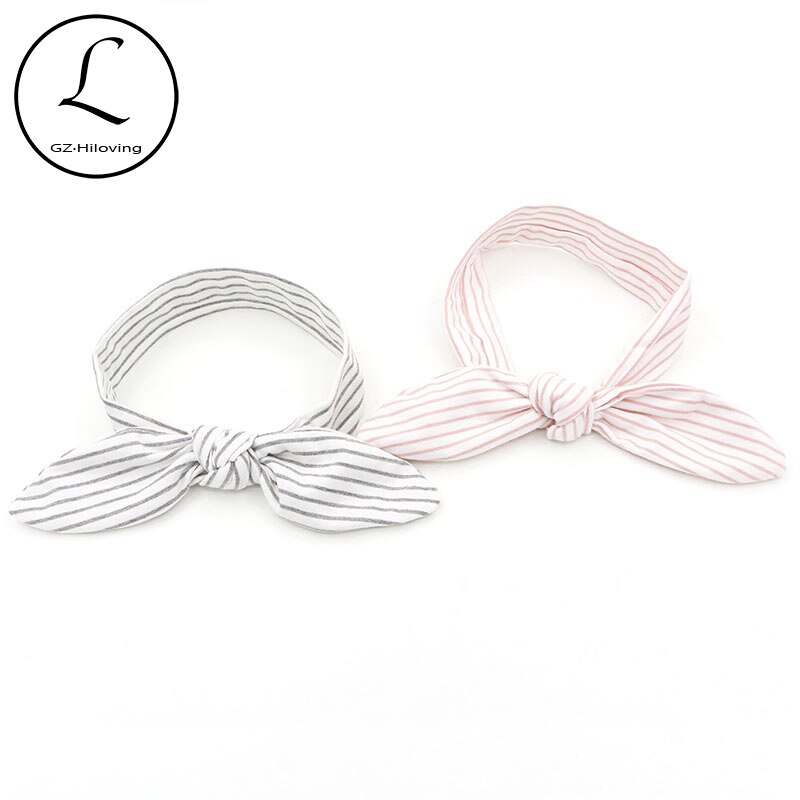 GZHilovingL 2018 New Arrivals Baby Girls Headband Rabbit Ear Bow Hair Bands Headwear Kids Turbans Hair Bows Haar Accessoires
