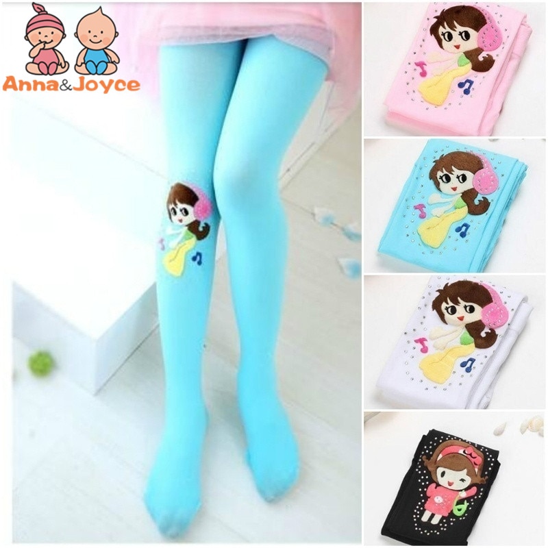 4pcs/Lot Kids Girls Tights Velvet Candy Colors for Baby Children Pantyhose Stocking Autumn