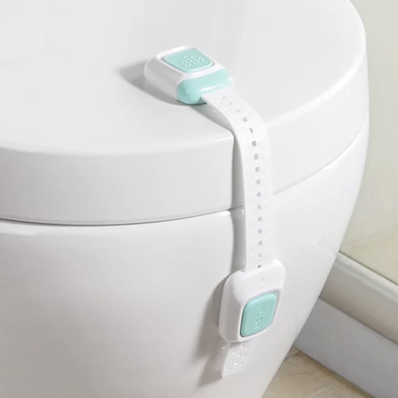 10pc/Lot Dual Button Safety Lock Protection Drawer Refrigerator Closestool Cabinet FOR Children Baby