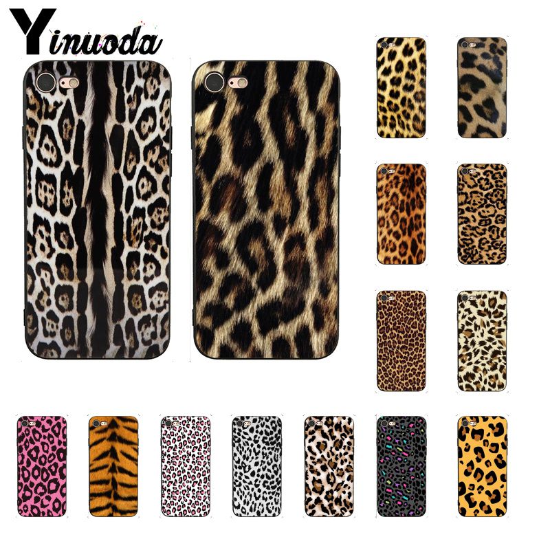 Mode Tiger Leopard Print Panther DIY Telefon Fall Für iphone 12 11 Pro Max 8 7 6 6S Plus X XS MAX 5