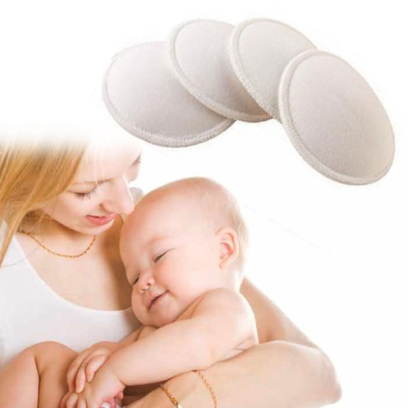 4x Soft Absorbency Leak-proof Maternity Supplies Breast Pad Nursing Bra Pad