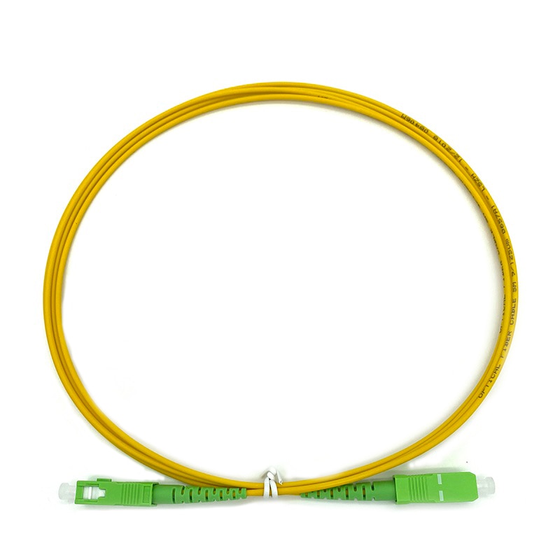 SC APC Fiber Patch Cable optical fiber Patch cord 5m 2.0mm PVC G657A ,1m 2m 3m 10m fiber Jumper Simplex SM FTTH Optic Cable