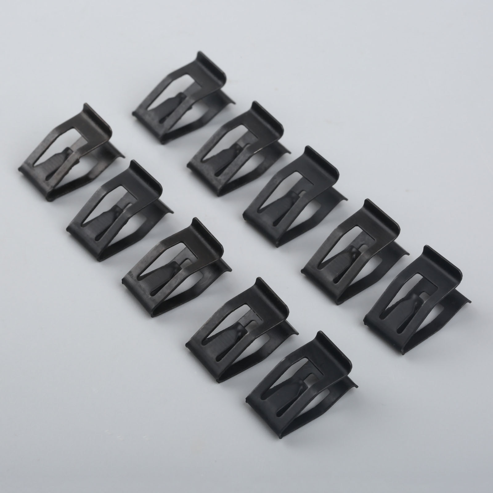 10Pcs Auto Front Konsole Dash Dashboard Auto Trim Metall Retainer Schwarz Rivet Fastener clip Fit