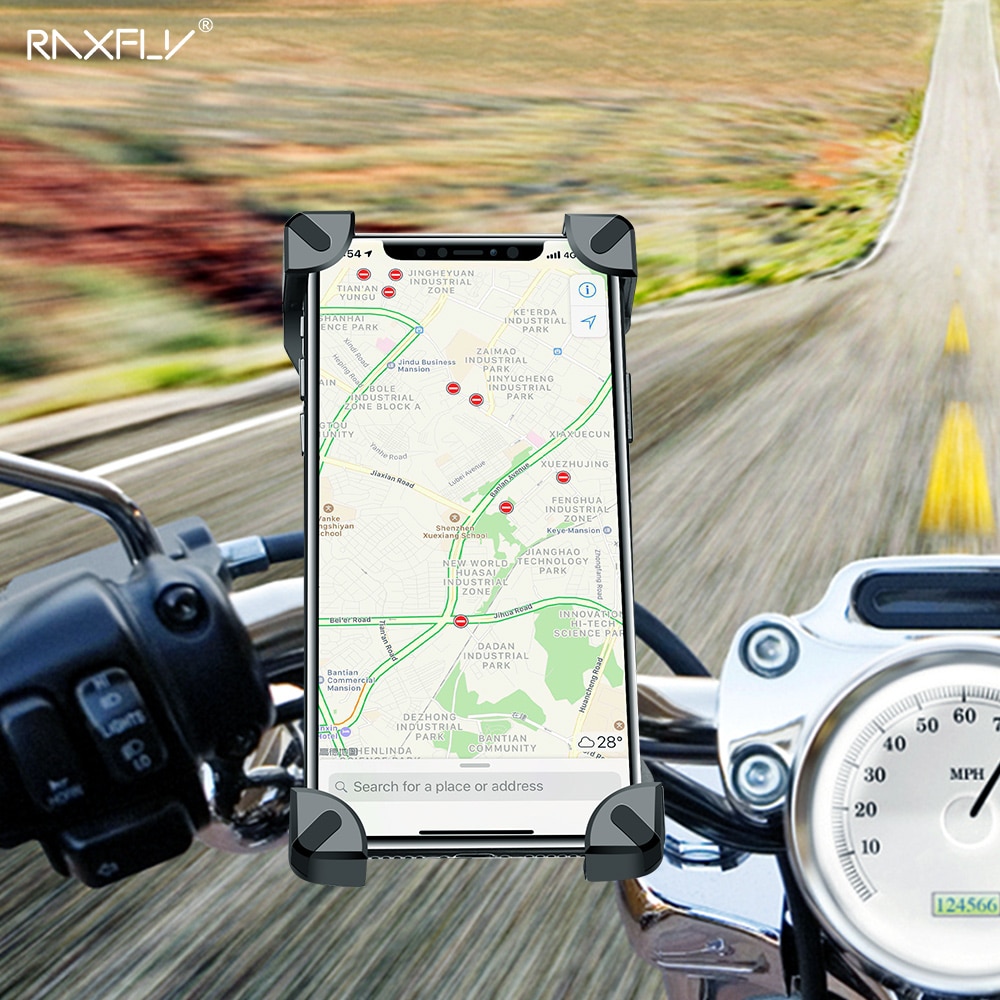 RAXFLY Fahrrad Telefon Halter Für iPhone Samsung Motorrad Mobilen Handy Halter Bike Lenker Clip