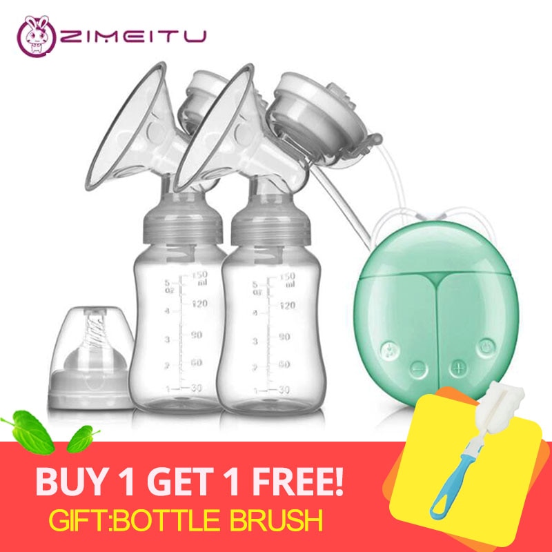 Double Electric Breast Pump plus one brush as free Gift For Drop shipping buyers