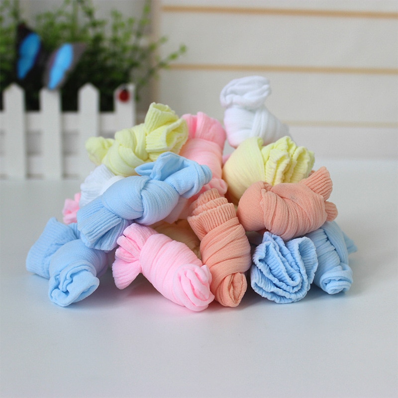 10 pairs of children's socks summer thin section children's candy socks summer baby colorful baby candy color children