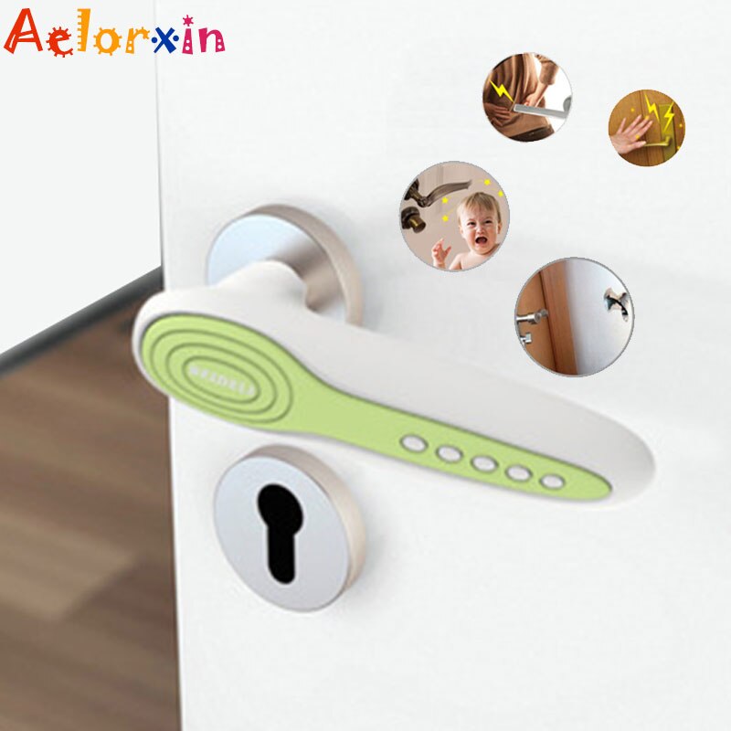 High Quality Silicone Door Handle Protection Protection From Children Baby Child Safety Child Lock Security Baby Safety Protect