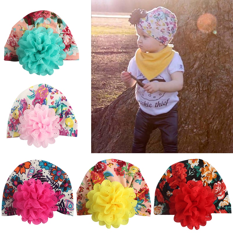 7 Colors Infant Headbands Turban Headband For Girls Stretchy Beanie Hat Headwear Baby Hair Accessories Turban Dropshipping