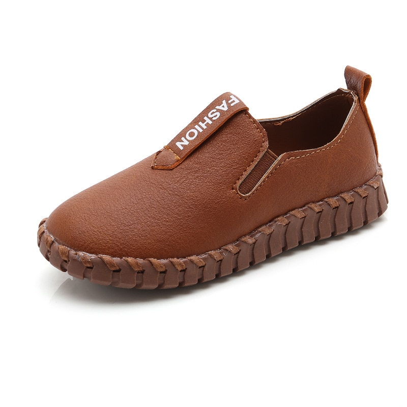 Spring Autumn children microfiber leather shoes boys students shoes British style fashion low-top kids shoes Size 26 to size 37