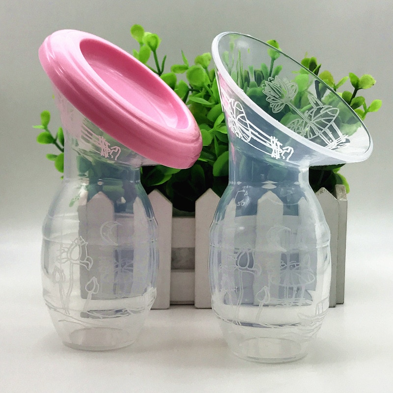 Breastfeeding Manual Breast Pump Breast Milk Collector Strong Suction Reliever Silicone Breast Pumps BPA Free