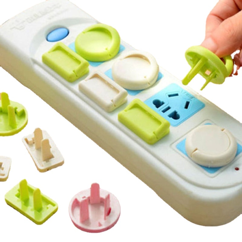 10pcs US Standard Baby Socket Safety Anti Electric Shock Cover Power Electrical Outlet Baby Kids Child Safety Guard Protection