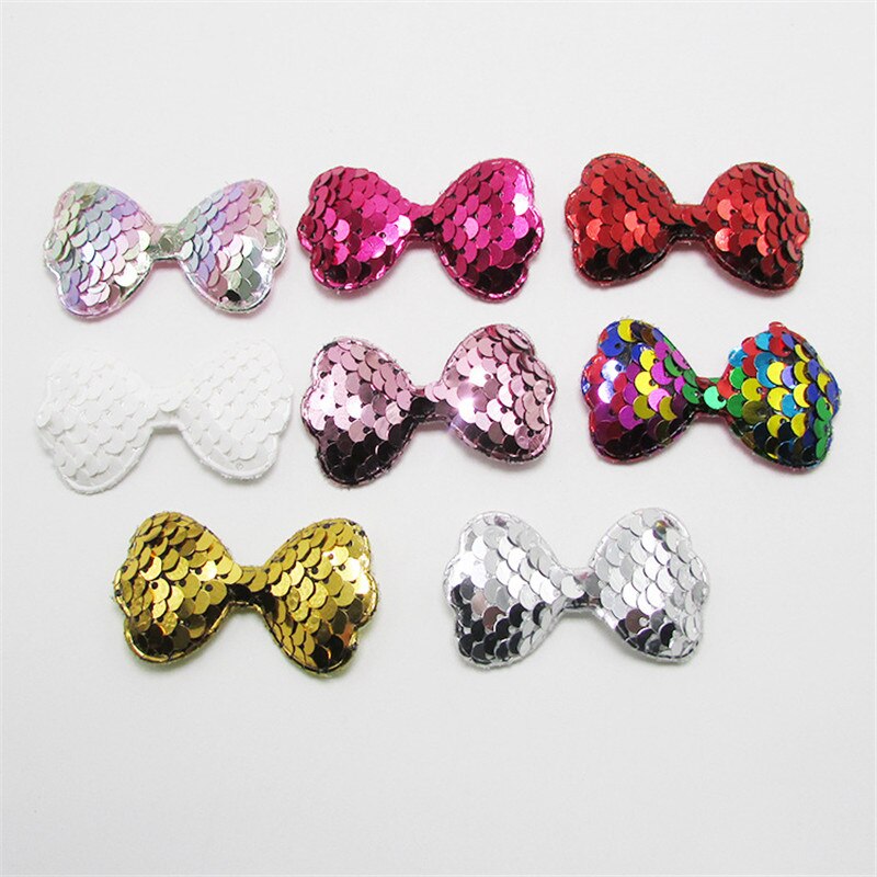 10pcs Newborn bow Hair Accessories headdress Headwear popular children DIY hair clip multi-layer sequin cute new Baby Girls gift