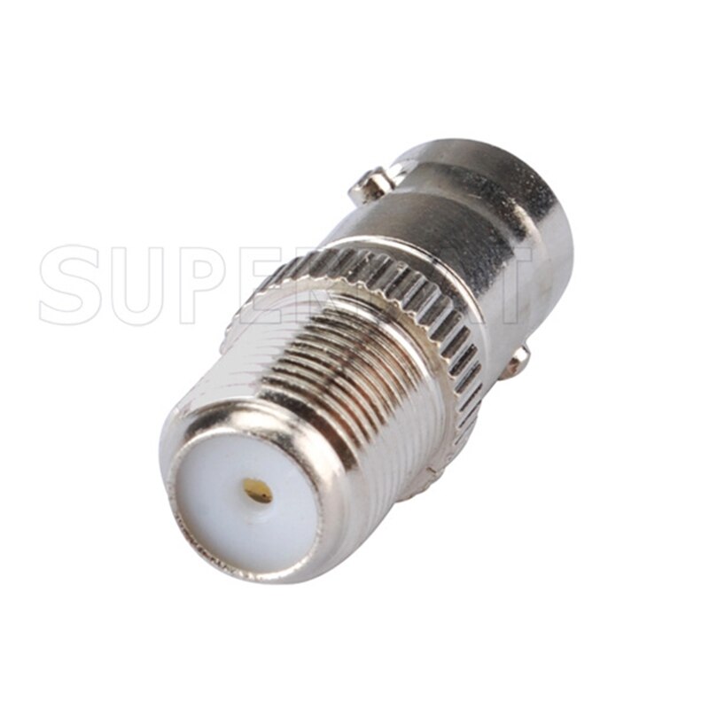 Superbat 5pcs BNC-F Adapter BNC Jack to F Female Straight RF Coaxial Connector