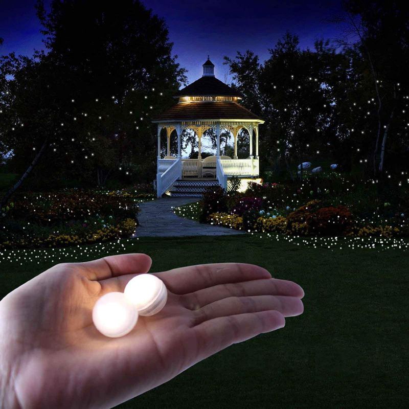 Förderung! 100 stücke/Lot 100 X Runde Led-Blitz Ball Lampe Ballon Licht Lange Standby Zeit für