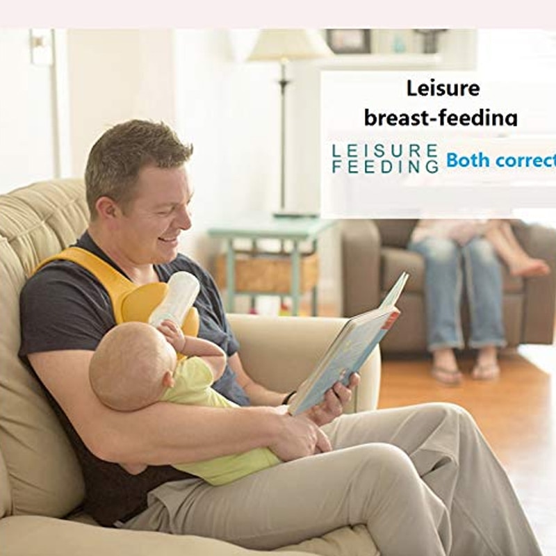 Hand Free Baby Bottle Holder Freely Rotatable Strap Leash Feeding Fixing Anti-slip Baby Feeding Bottle Holder Dropshipping