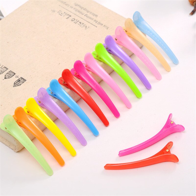 20Pcs candy color clip duckbill clip color translucent alligator clip hair clip gift small gift baby hair accessories