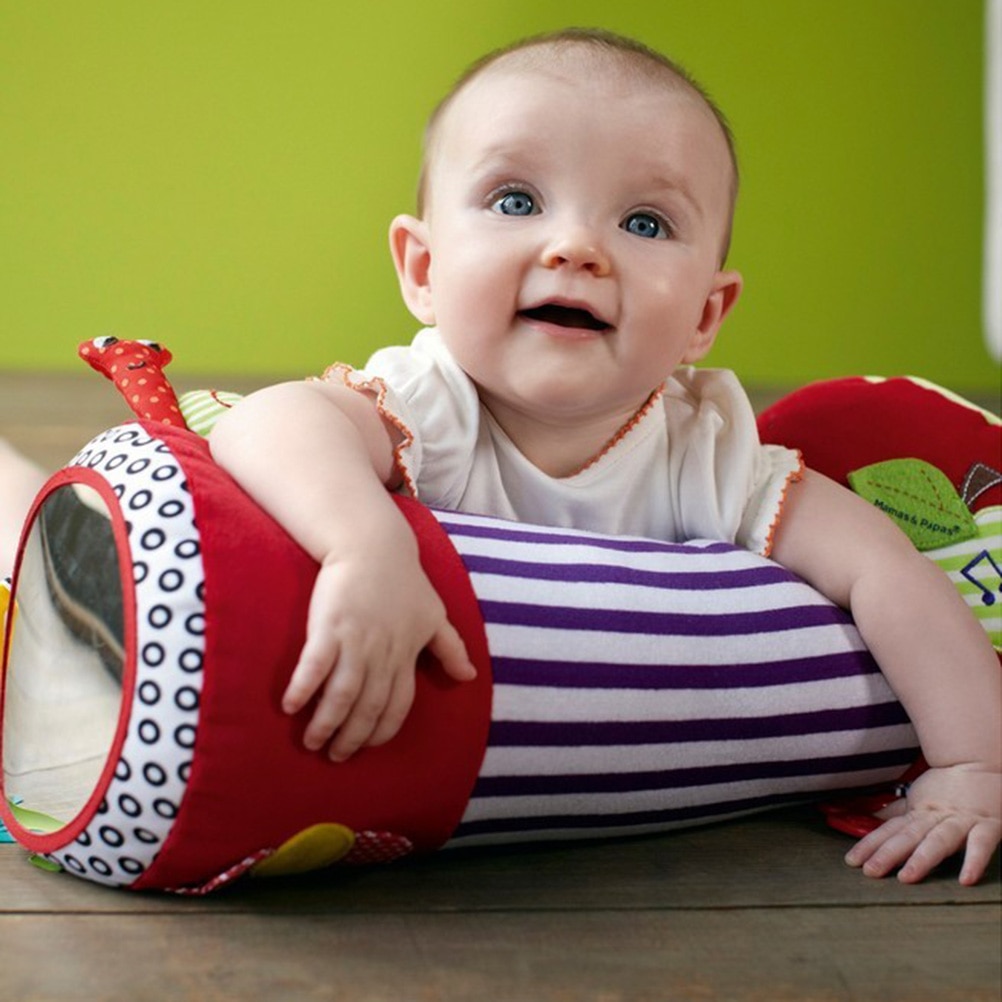 Baby Crawling Roller Baby Soft Stuffed Rolling Pillow Baby Fitness Toy Sport Soft Squishy Stuffed Plush Toys Music Teether #20