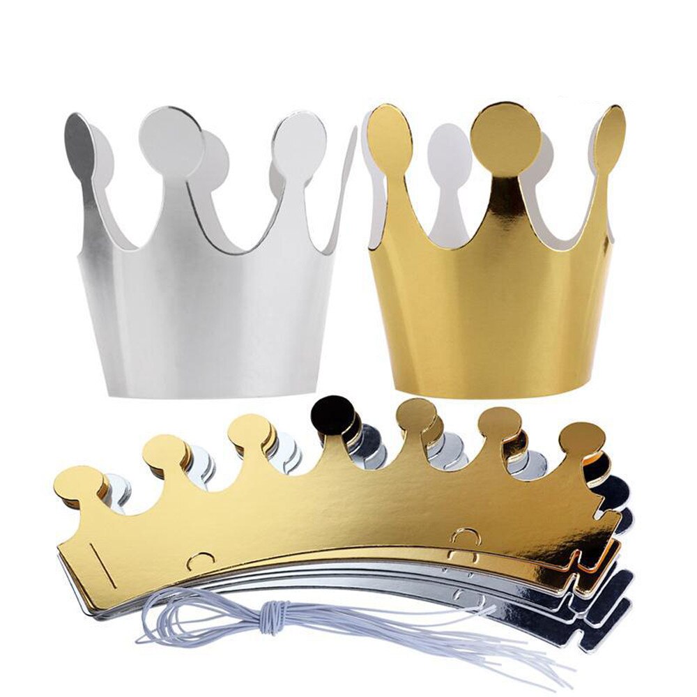 1pc Crown Birthday Hat Party Party Children's Photo Tools Cake Cap Party Simple and Fresh gift for kids