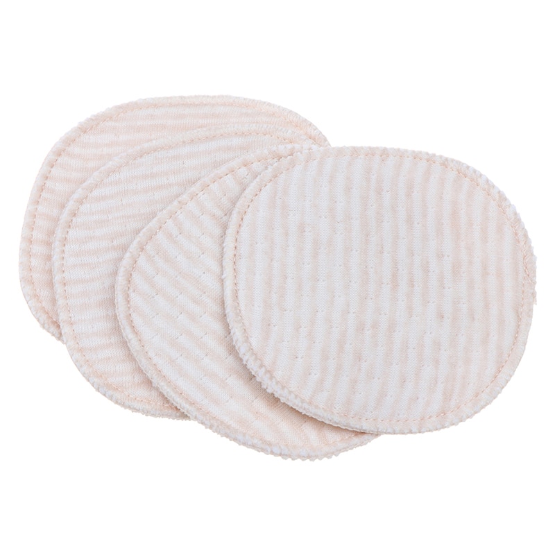 4PCS Reusable Washable Baby Feeding Breast Maternity Nursing Pad Leakproof Anti Overflow Pads For Pregnant Women Bra Pad Mom