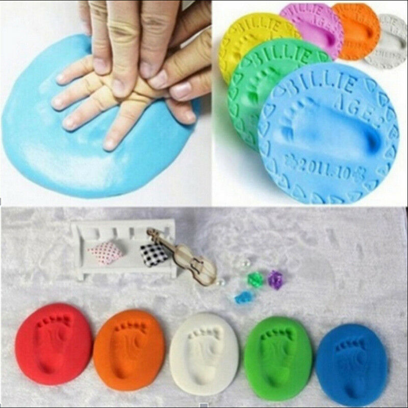 Hot Baby Kids Toy Basic Learning Toddler Infant Child Developmental DIY Gift for kid painting memory foot print birthday DIY