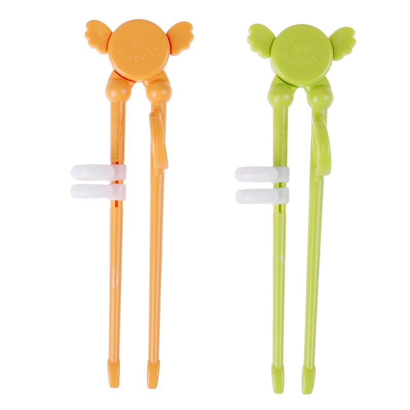 1 Pair Multi Color Cute Learning Training Chopsticks For Kids Early education exercise auxiliary Chinese Chopstick Learner Gifts