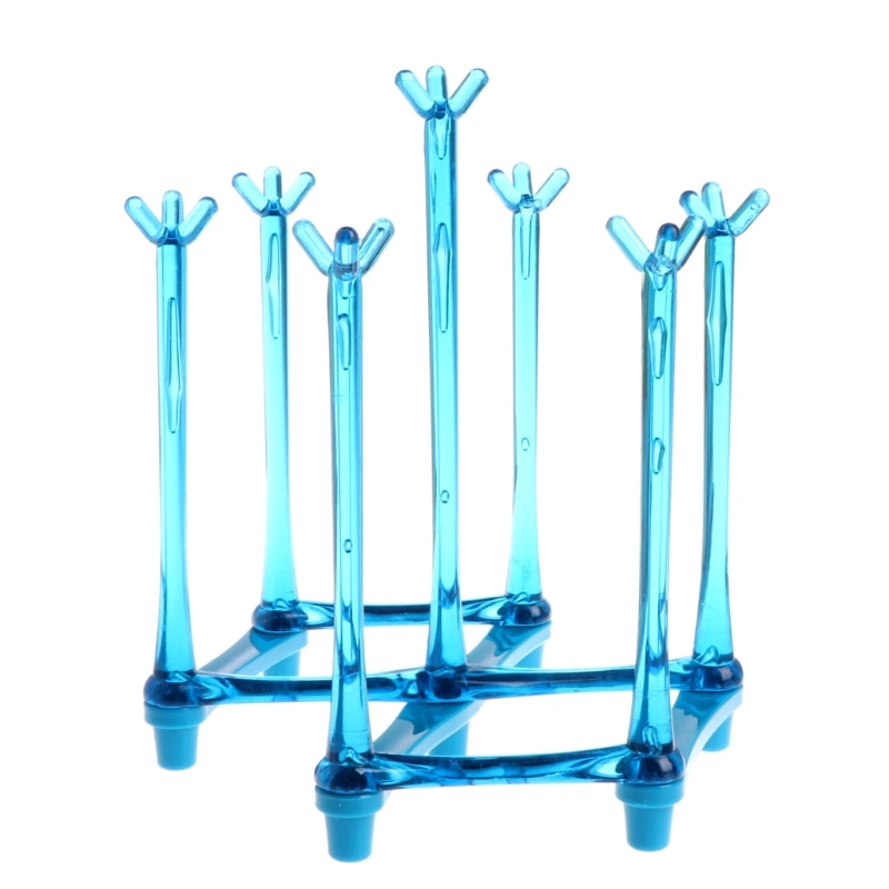 Baby Feeding Bottle Rack Drying Nipple Stand Cup Storage Folding Drainer Dryer