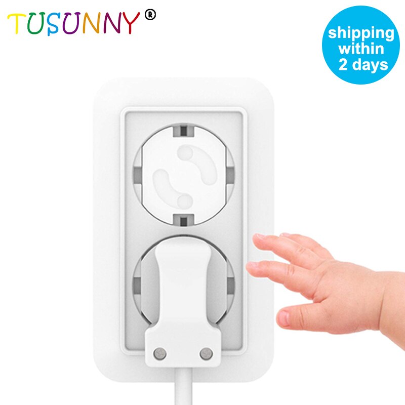 TUSUNNY 10pcs EU Power Outlet Baby Safety Protection of socket from children plugs for Socket french Electric socket cover