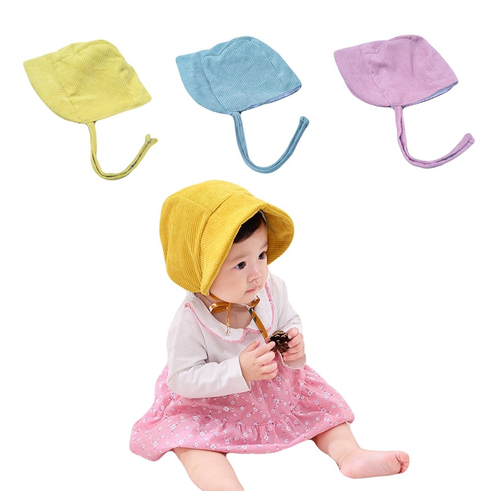 New 1PCS Cute Toddler Baby Girls Princess Hat Caps Cotton Turban Bonnet Children Headwear Outdoor Party Hair Accessories