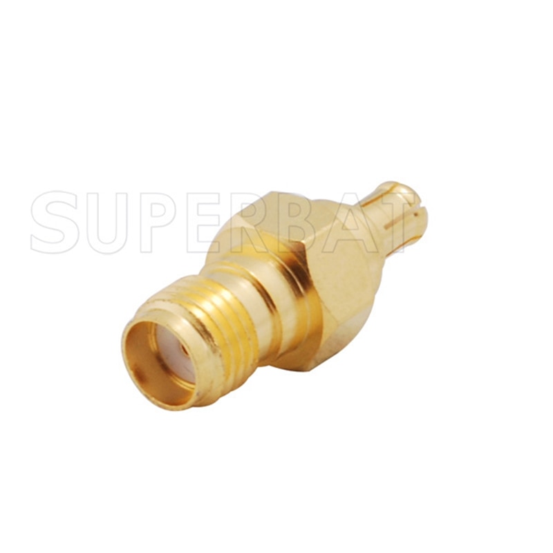 Superbat 5pcs SMA-MCX Adapter SMA Female to MCX Male Straight RF Coaxial Connector