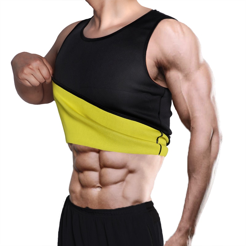 Slimming Belt Belly Men Slimming Vest Body Shaper Neoprene Abdomen Fat Burning Shaperwear Waist Sweat Corset Weight