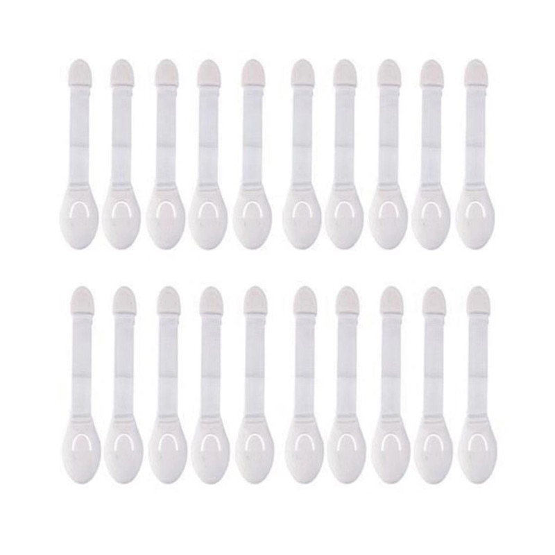 10Pcs/Lot Child Lock Protection of Children Locking Doors for Children's Safety Kids Safety Plastic Protection Safety Lock